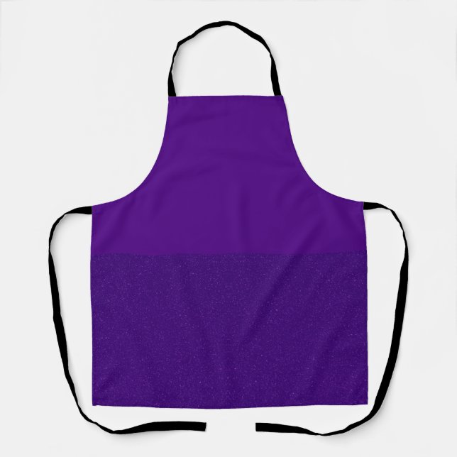 Tablier de Parties scintillant violet à deux tons  (Recto)