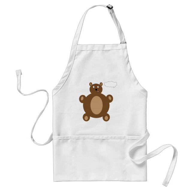 Tablier de pensée d'ours de nounours (Devant)