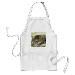 Tablier de petit somme de chat