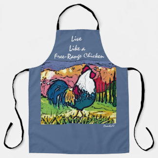 Tablier de poulet libre