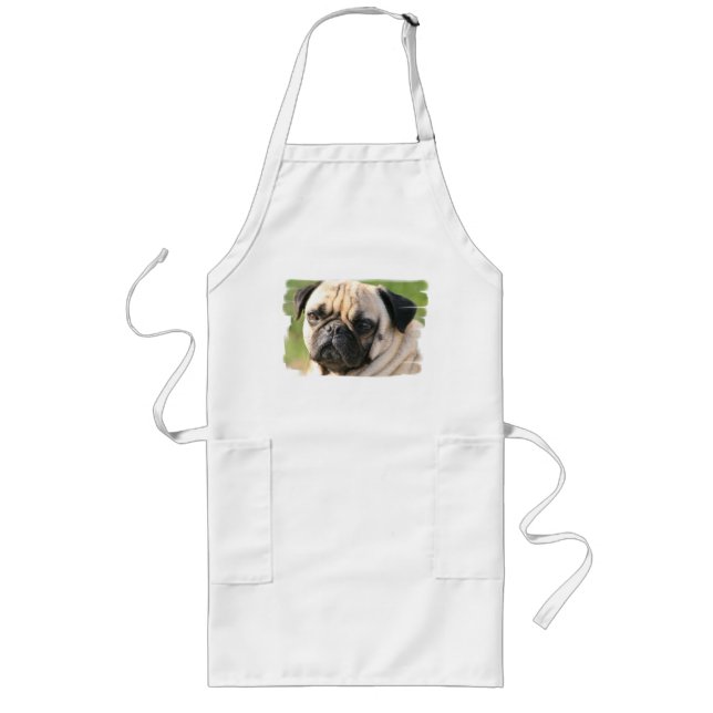 Tablier de race de chien de carlin long (Devant)