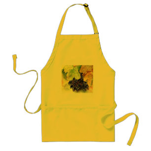 Tablier de raisins de chute