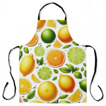 Tablier de récolte de citron vert – Design orange