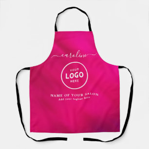 Tablier de salon moderne tendance avec logo