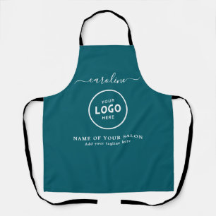 Tablier de salon moderne tendance avec logo