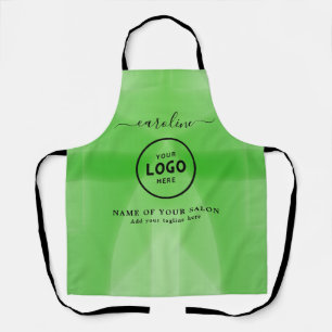 Tablier de salon moderne tendance avec logo