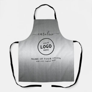 Tablier de salon moderne tendance avec logo