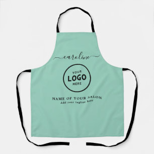 Tablier de salon moderne tendance avec logo