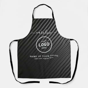 Tablier de salon moderne tendance avec logo