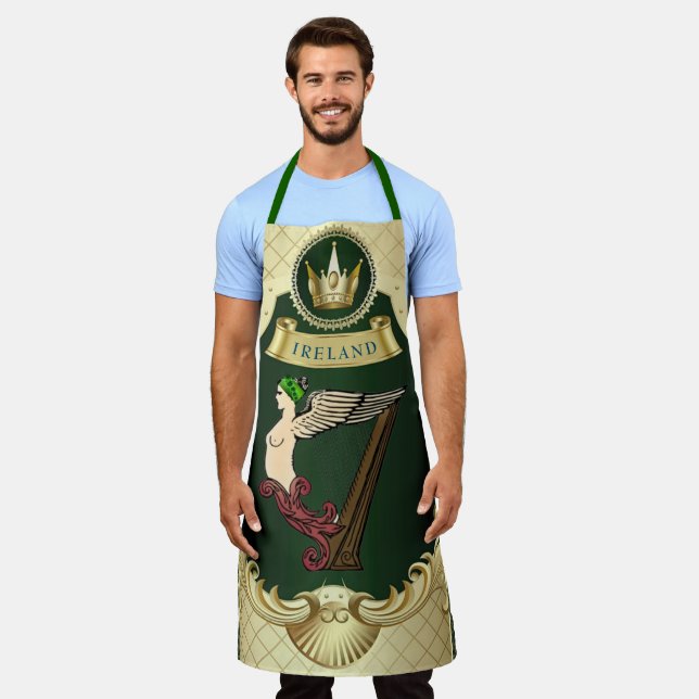 Tablier de service pour harpe celtique irlandaise  (Porté)