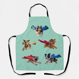 Tablier de super-héros chien