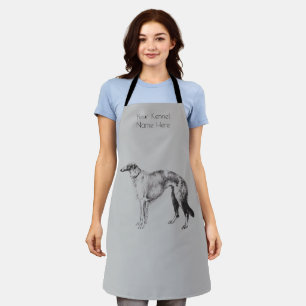 Tablier de toilettage personnalisé Martynow Borzoi