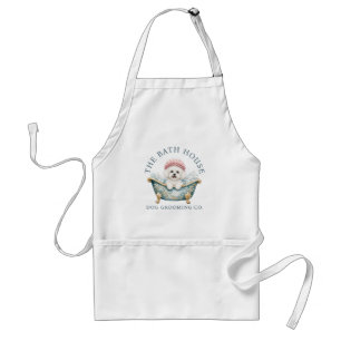 Tablier de toilettage pour chien Bichon Frise St