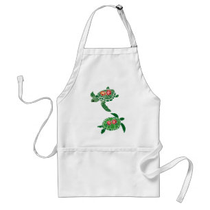Tablier de tortue de mer de fleur de ketmie