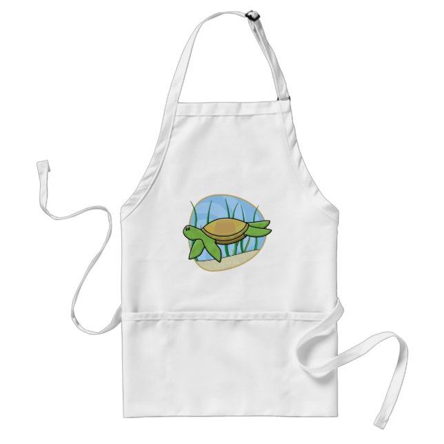 Tablier de tortue de mer de Kawaii (Devant)