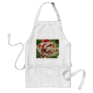 Tablier de tulipe rose et blanc