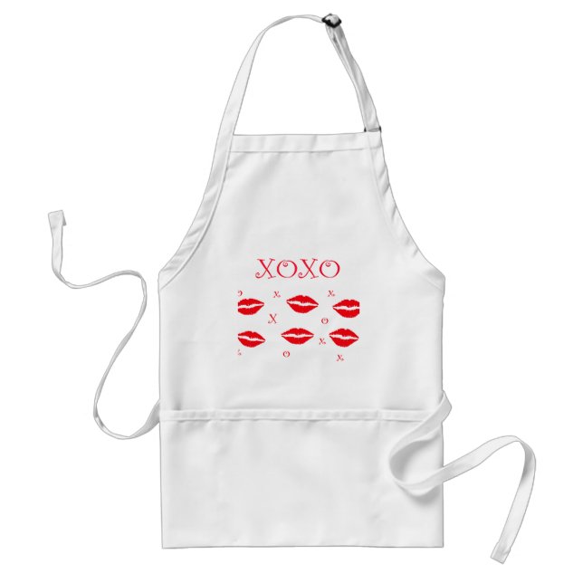 Tablier de Valentine d'étreintes et de baisers (Devant)