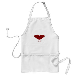 tablier de "xoxo" de lèvres
