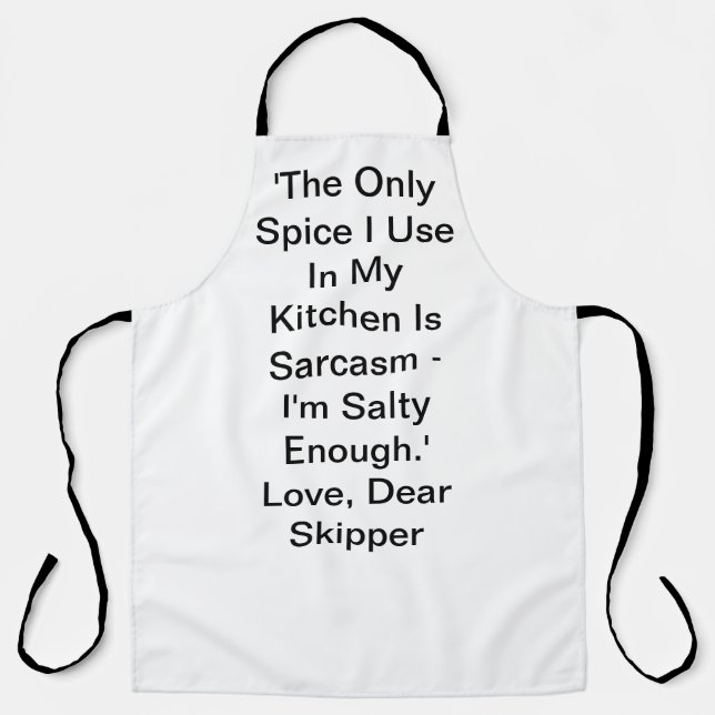 Tablier Dear Skipper Apron  (Recto)