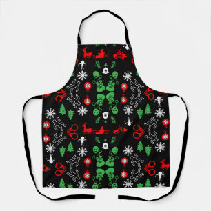 Tablier Décor de Noël de la police