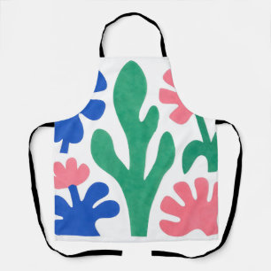 Tablier Découpes florales audacieuses dans le style de Mat