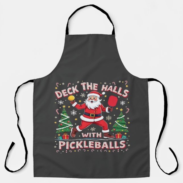 Tablier Découvrir Les Halls Avec Des Pickleballs (Recto)