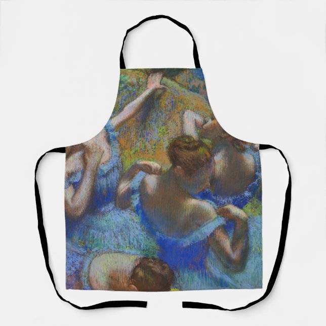 Tablier Degas Danseuses Bleues Pastel Chef-d'œuvre d'Art (Recto)