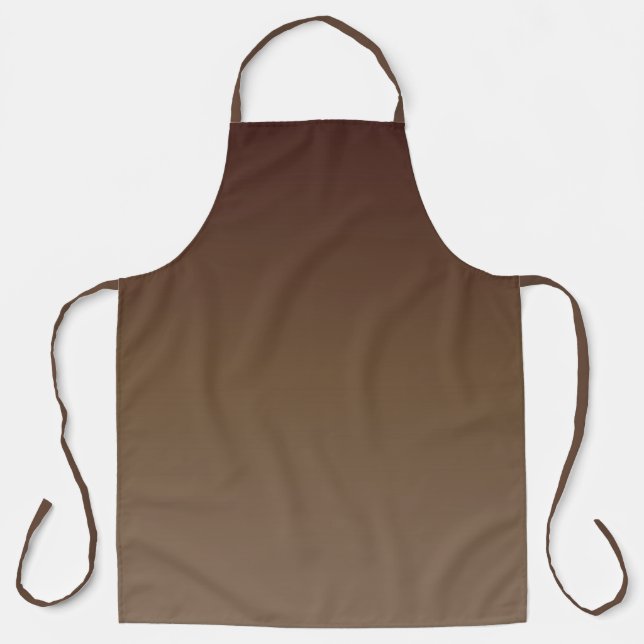 Tablier Dégradé marron (Recto)