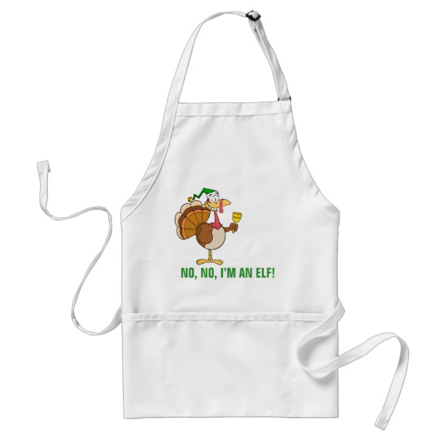 Tablier Déguisement drôle de la Turquie de thanksgiving (Devant)