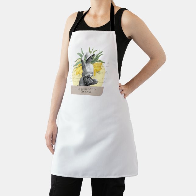 Tablier Delantal de cocina - Be present in the now (Insitu)