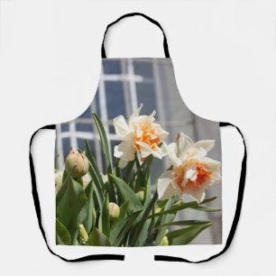 Tablier Délicat mignon daffodils printemps