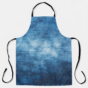Tablier Denim a porté texture tissu pour arrière - plan. J