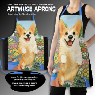 Tablier DENNY da Corgi   impression intégrale