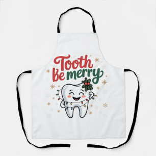 Tablier Dent de Merry Funny Dental Dentiste Noël