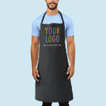 Tablier d'entreprise gris avec logo personnalisé<br><div class="desc">Personnalisez cette tablette tout-en-un avec le logo ou l'image de votre entreprise et le texte personnalisé. Le texte peut être un nom, un slogan d'entreprise, une adresse de site Web, une poignée de médias sociaux, ou tout autre texte personnalisé pour vous express vous-même. Disponible en gris et autres couleurs (toutes...</div>