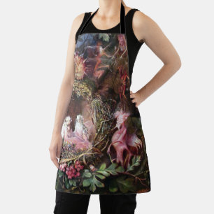 Tablier Des fées dans un nid d'oiseaux, John Anster Fitzge