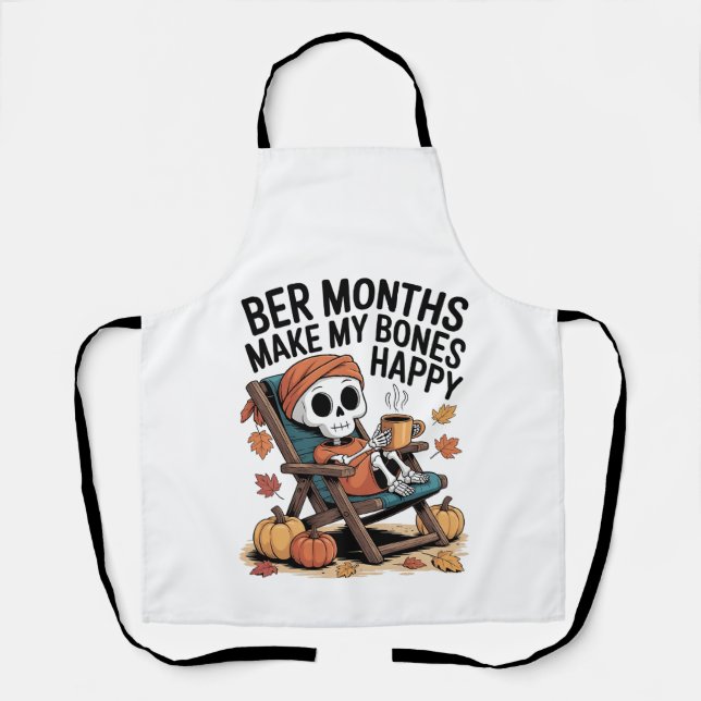 Tablier Des Mois Plus Bers Rendent Mes Os Heureux (Recto)