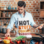 Tablier Des trucs chauds qui traversent l'Humour<br><div class="desc">Chauffage à travers tablier d'Humour de Ricaso - Êtes-vous la vie de la fête dans la cuisine? Ce tablier d'humour "Hot Stuff Coming Through" s'adresse au chef qui saura apporter la chaleur et les rires. Cravates à la ceinture et à la taille pour un ajustement parfait Que vous soyez en...</div>