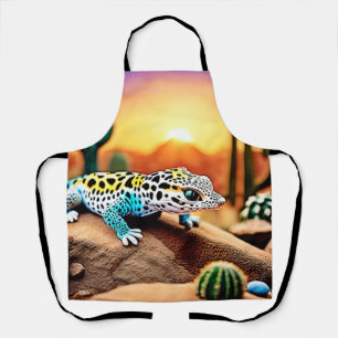 Tablier Design coloré Gecko Rocks
