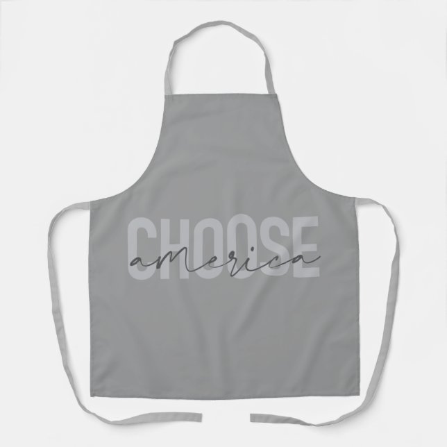 Tablier Design cool simple, moderne et urbain Choisir l'Am (Recto)
