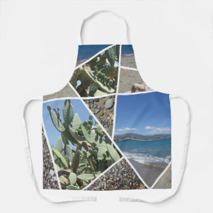 Tablier Design de collage méditerranéen