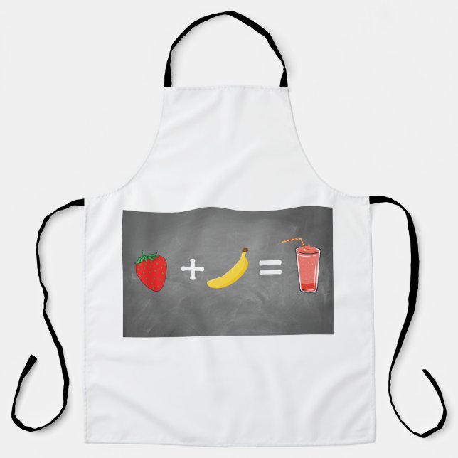 Tablier Design de style de vie sain (Recto)