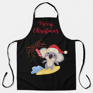 Tablier Design de surf Koala pour Noël en Australie
