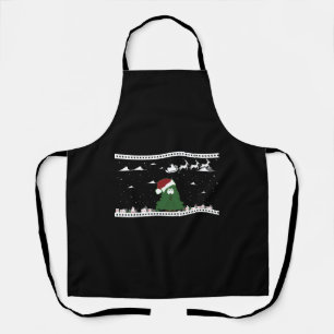 Tablier Design de t-shirt de la ville de Noël pour hommes