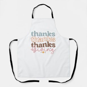 Tablier Design de typographie super Thanksgiving