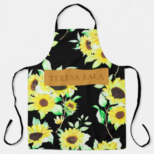 Tablier Design Floral Pastel Rustique Personnalisé