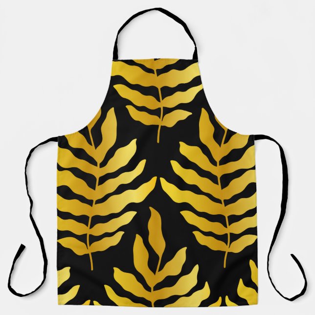 Tablier Design moderne avec feuille. Feuilles tropicaux de (Recto)