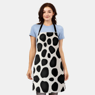 Tablier Design moderne noir motif