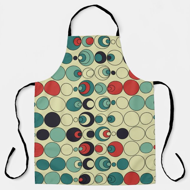 Tablier Design motif Abstrait géométrique et transparent. (Recto)