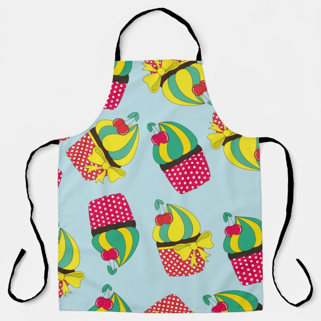 Tablier design motif doux. illustration vintage (Recto)